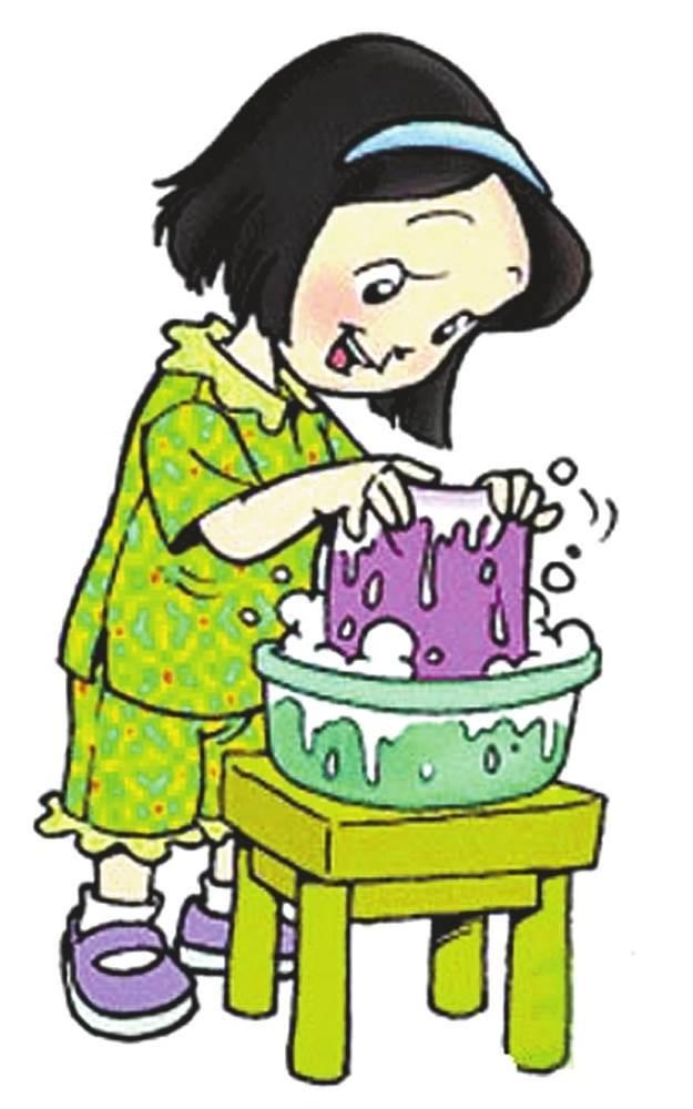 打结衣服简笔画 打衣服教程简笔画