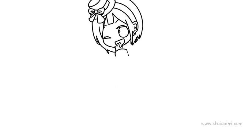 q版小女孩儿童画怎么画 q版小女孩简笔画简单又好看