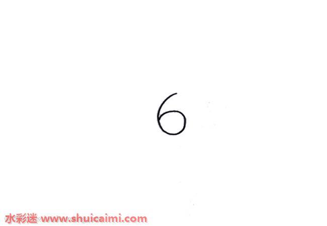 用数字画蜗牛怎么画 用数字画蜗牛简笔画图片彩色