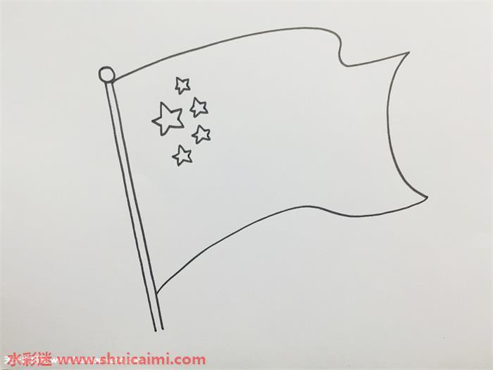国旗怎么画 国旗简笔画画法