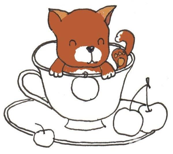 茶杯犬的简笔画怎么画 茶杯犬的简笔画好看