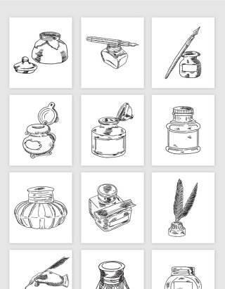 钢笔简笔画 钢笔简笔画怎么画图片大全