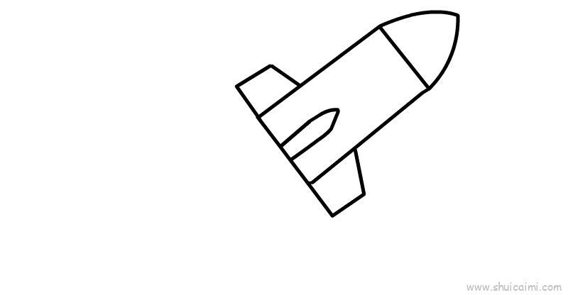 火箭教程儿童画怎么画 火箭教程简笔画简单