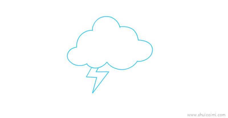 云儿童画怎么画 云简笔画图片大全