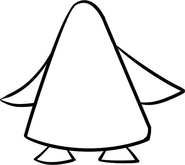 优雅的企鹅的简笔画怎么画 优雅的企鹅简笔画图片