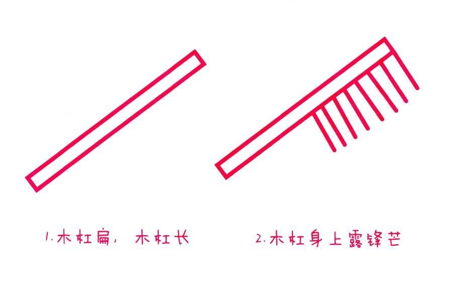 梳子简笔画 卡通梳子简笔画