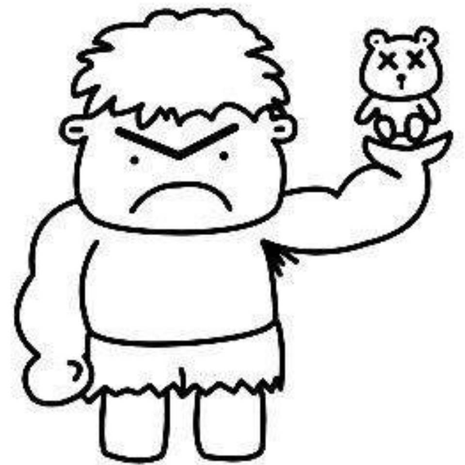 巨人简笔画 巨人简笔画图片大全