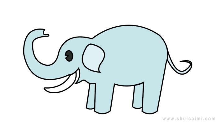 大象简笔画怎么画 大象简笔画图片大全