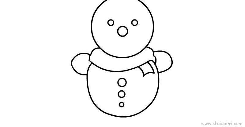 以冬天为主题儿童画怎么画 以冬天为主题简笔画步骤