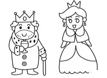 国王简笔画 国王简笔画图片