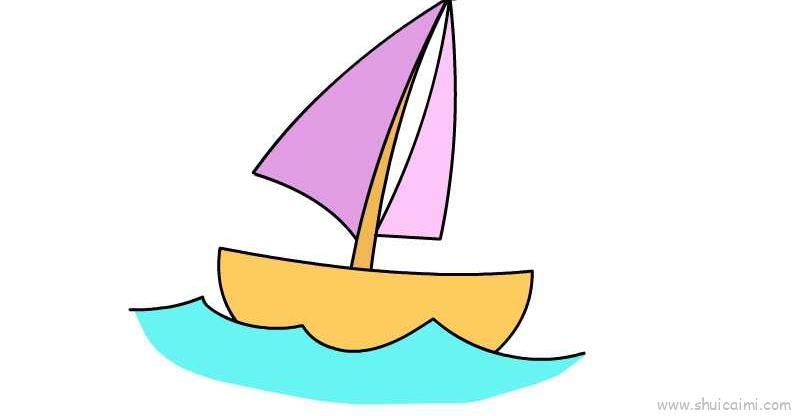 航海儿童画怎么画 航海简笔画顺序