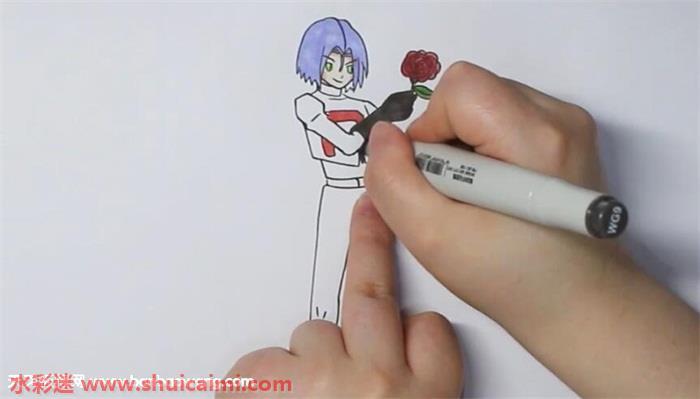 小次郎怎么画 小次郎简笔画彩色