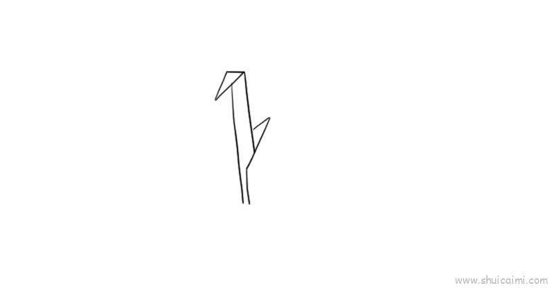 千纸鹤儿童画怎么画 千纸鹤简笔画图片大全