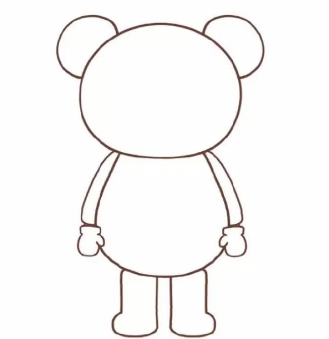 熊的简笔画图片大全 熊的简笔画图片大全 简单 颜色