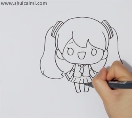 初音未来简笔画怎么画 初音未来简笔画画法