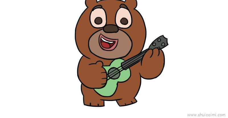 熊二儿童画怎么画 熊二简笔画图片大全