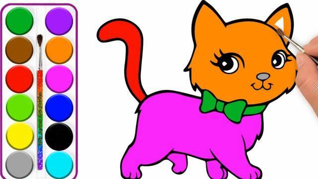 动物简笔画图片大全带颜色 卡通动物简笔画图片大全带颜色