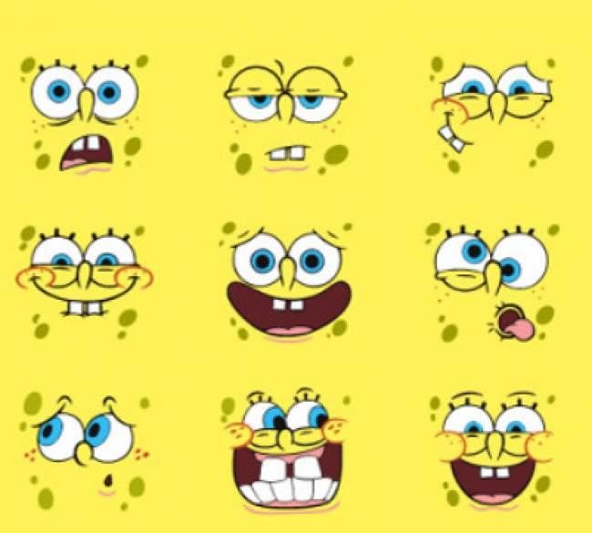 海绵宝宝简笔画带颜色 海绵宝宝简笔画带颜色涂色