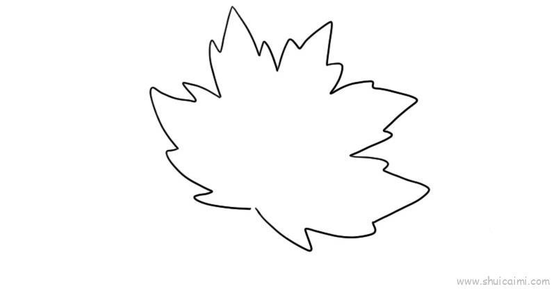 梧桐树叶儿童画怎么画 梧桐树叶简笔画图片