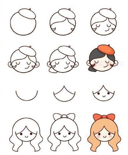 人头简笔画图片大全 人头简笔画图片大全人物
