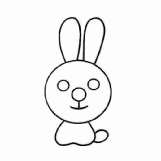 小兔子的简笔画图片大全 小兔子的简笔画图片大全大图