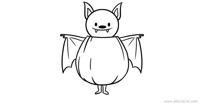 南瓜蝙蝠儿童画怎么画 南瓜蝙蝠简笔画简单又好看