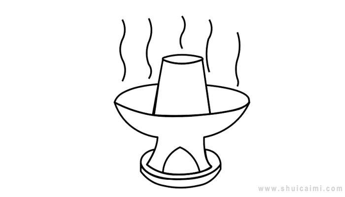 火锅简笔画怎么画 火锅简笔画画法