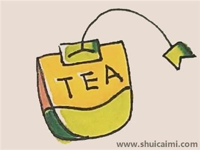 茶包儿童简笔画