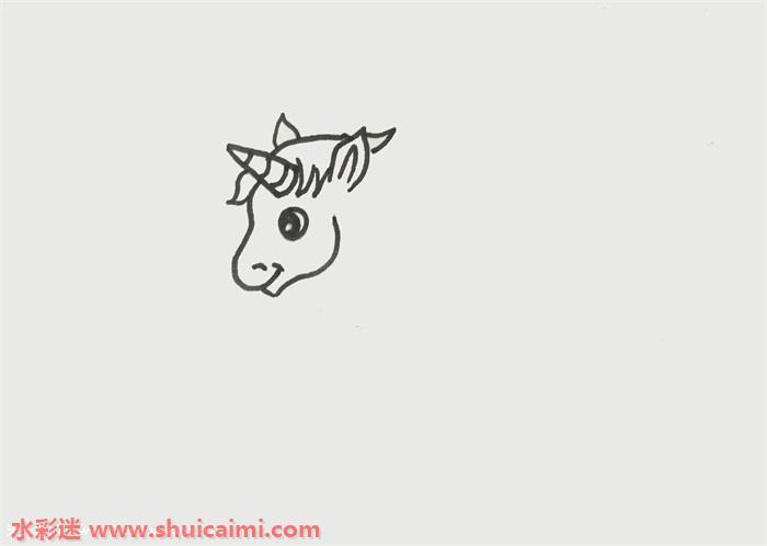 独角兽怎么画简单又可爱 独角兽简笔画梦幻