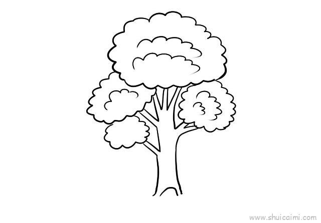树儿童画怎么画 树简笔画图片大全