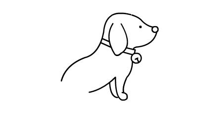 小狗的画法大全 简单 简笔画_动物狗怎么画简笔画