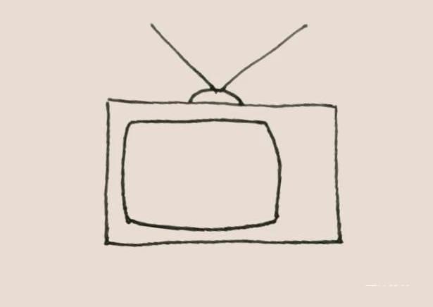 电视机简笔画 电视机简笔画彩色
