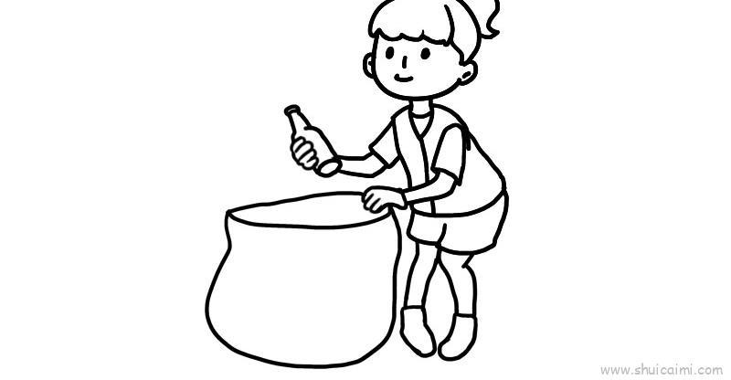 环境日儿童画怎么画 环境日简笔画简单又好看