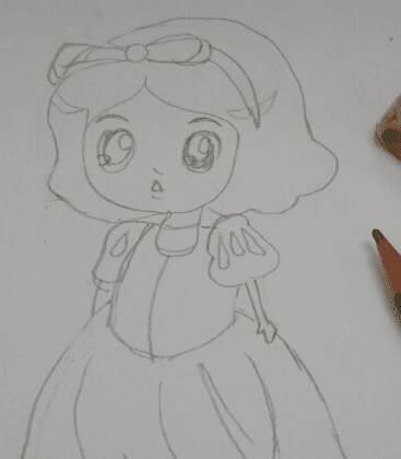 美美公主图片简笔画 美美公主童鞋简笔画图片