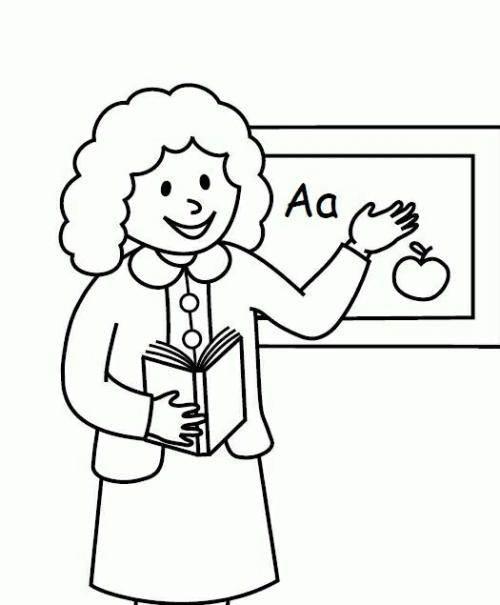 教师简笔画图片大全 讲课的老师简笔画怎么画