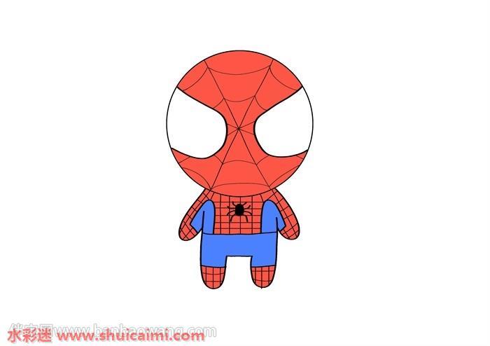 蜘蛛侠如何画 蜘蛛侠简笔画漂亮