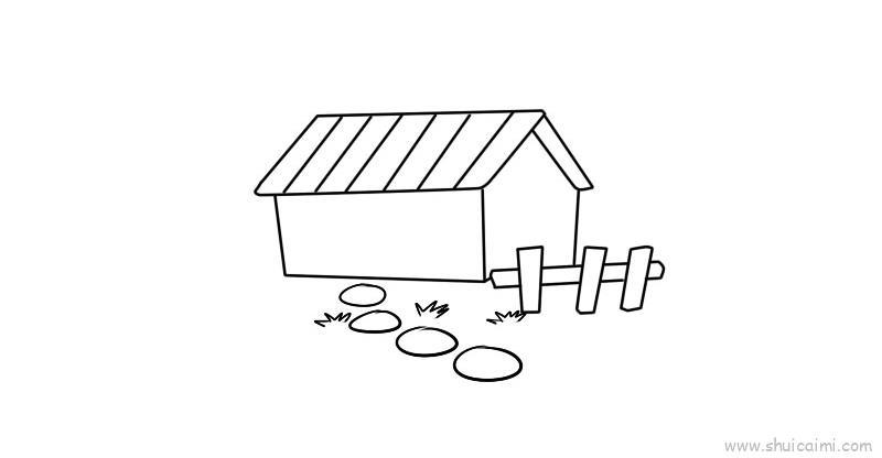 乡下人家儿童画怎么画 乡下人家简笔画简单又好看