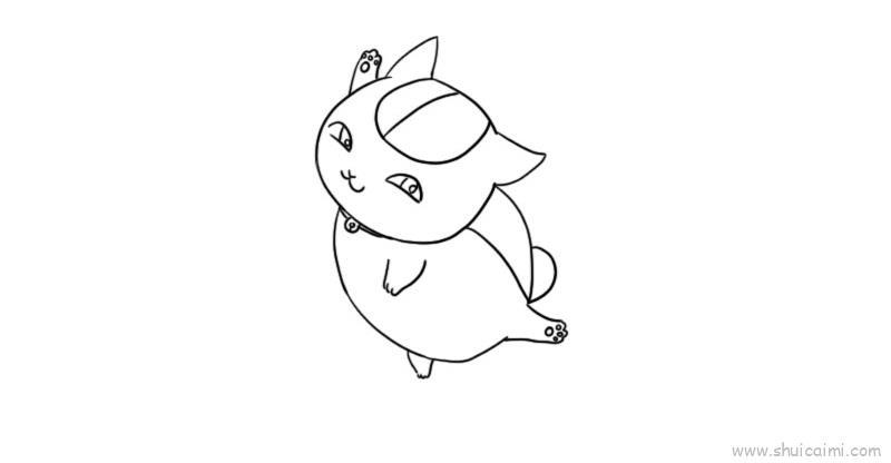 猫咪老师儿童画怎么画 猫咪老师简笔画画法