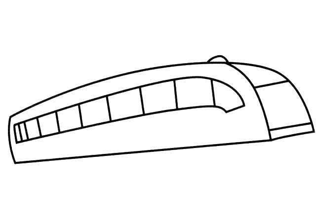 动车简笔画 动车简笔画简单又漂亮