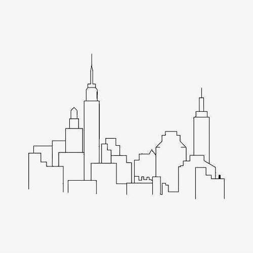 城市简笔画 城市简笔画图片