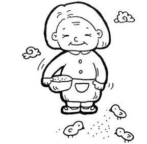老人简笔画图片大全 老人简笔画图片大全简单