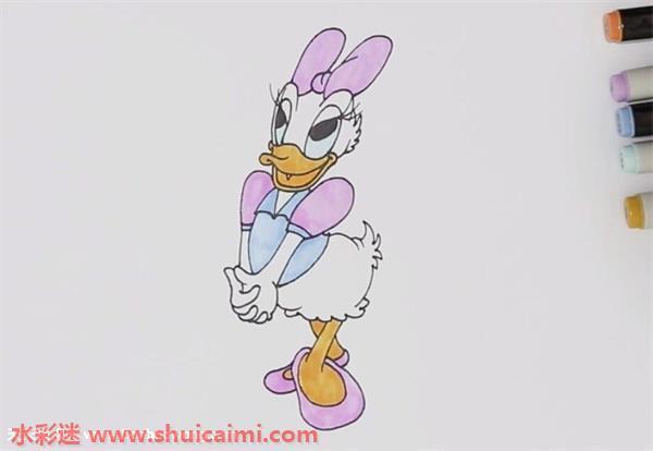 黛丝怎么画 黛丝简笔画漂亮彩色