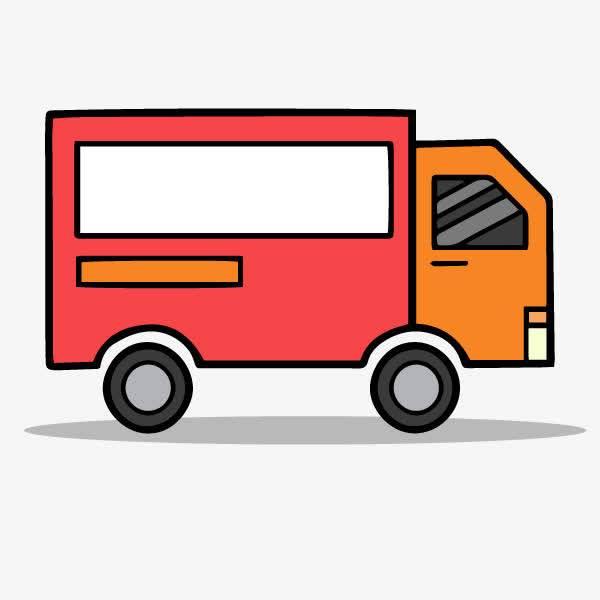 货车简笔画 火车简笔画