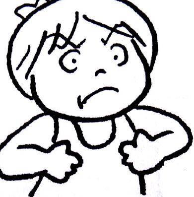 生气的表情简笔画 生气的表情简笔画图片