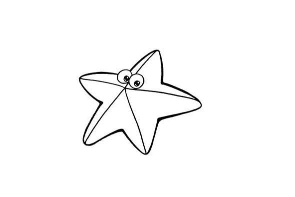 海星简笔画 海星简笔画彩色