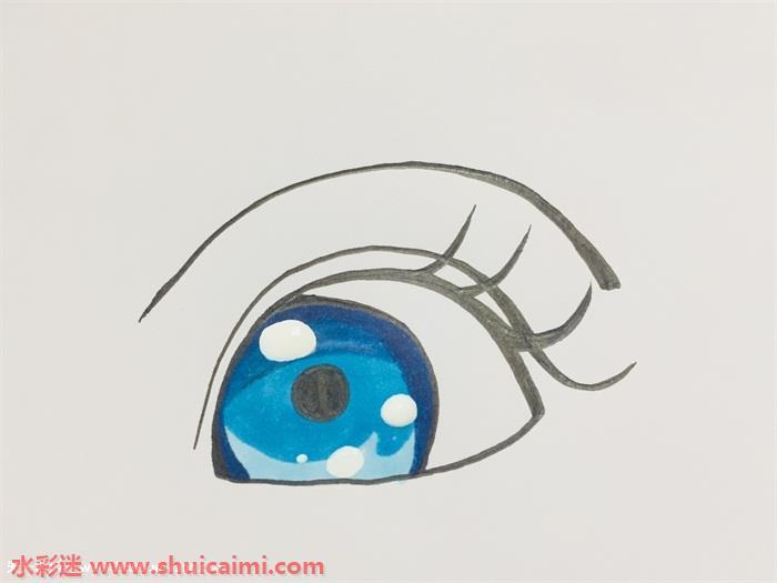 马克笔眼睛怎么画 眼睛简笔画步骤