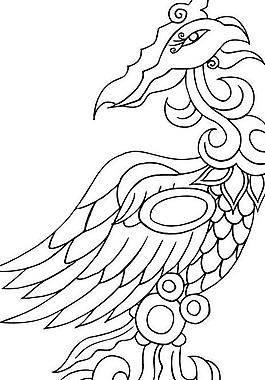 凤凰的简笔画图片大全 凤凰的简笔画图片大全带颜色