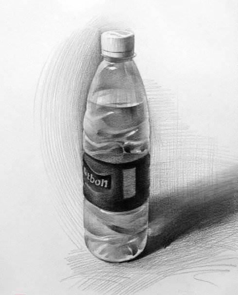 矿泉水简笔画 矿泉水简笔画可爱