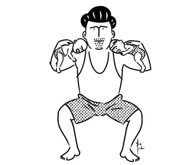 父亲简笔画 父亲简笔画图片大全