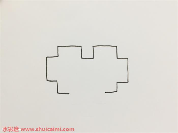 像素爱心怎么画 像素爱心简笔画彩色